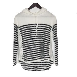 Jessie Blu Slouchy Stretch White/Black Striped Hoo